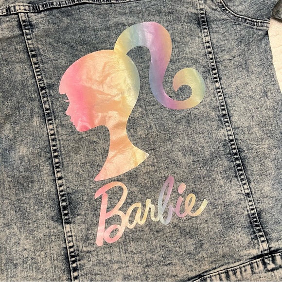 Barbie Jean Jacket- girls size 14/16 - Picture 4 of 10